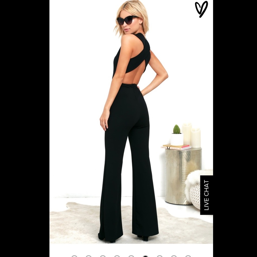 Black Lulus jumpsuit